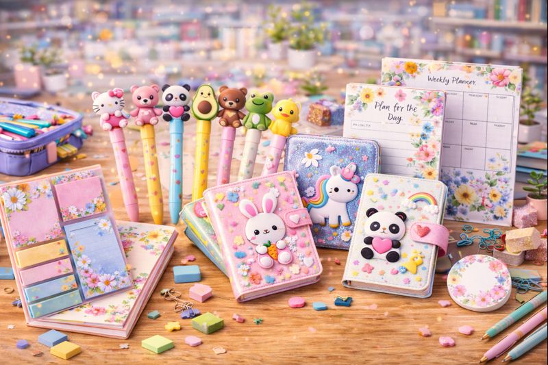 Cute Stationery Items: Adorable Study & Gift Supplies