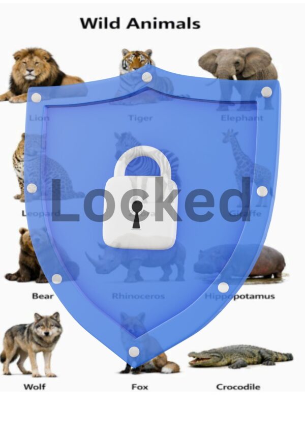 Wild Animals Chart Locked Image