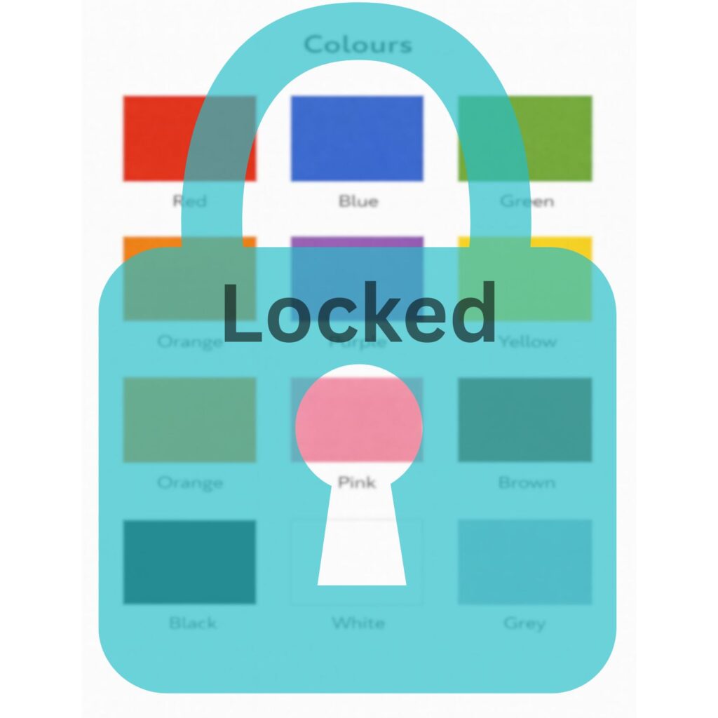 Locked Colors Chart