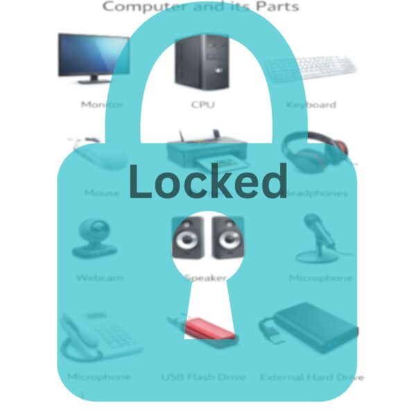 Locked Computers and its parts Charts