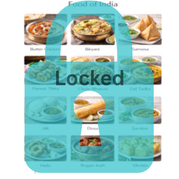 Locked Food Of India Chart