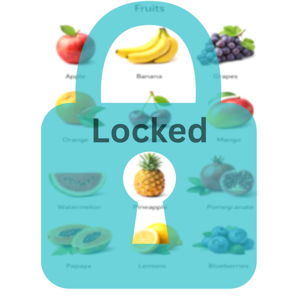 Locked Fruits Chart