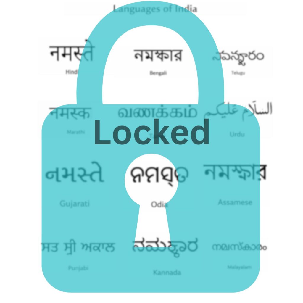 Locked Language Chart