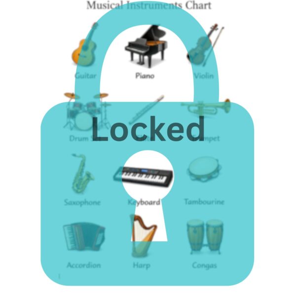 Locked Musical Instrument Chart