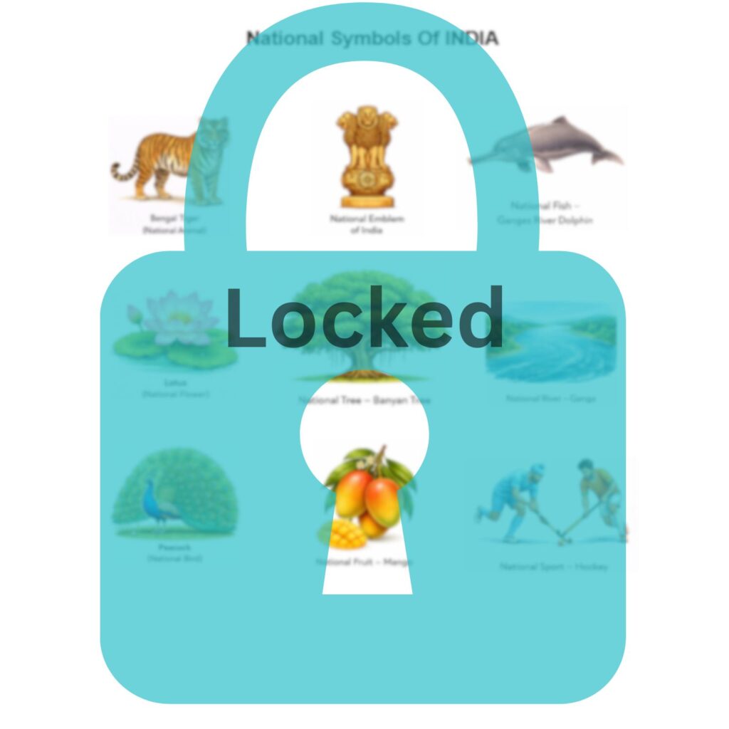 Locked National symbol Of India
