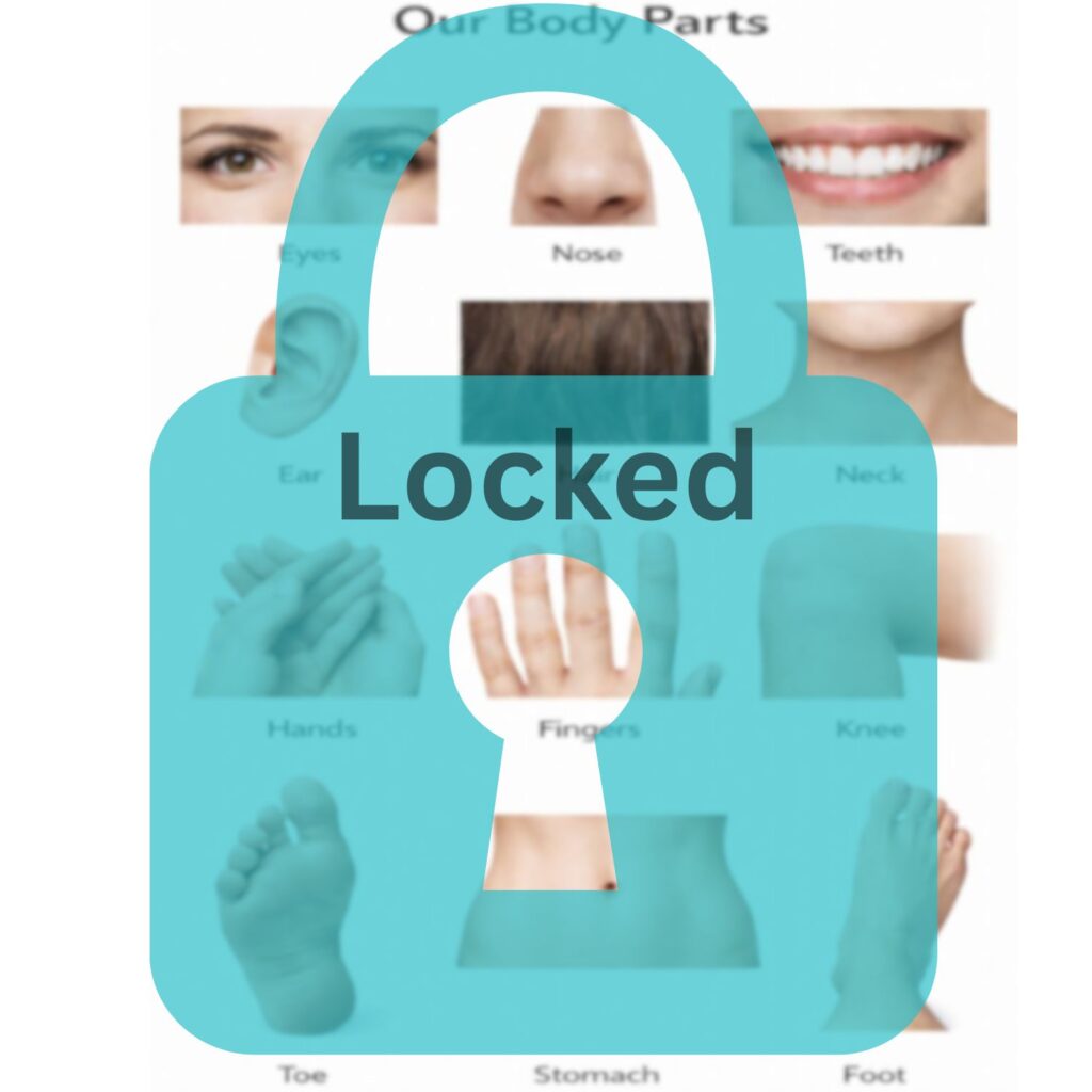 Locked Our Body Parts Chart