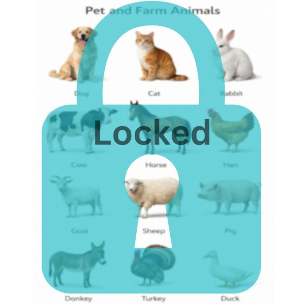 Locked Pet and Farm Animals