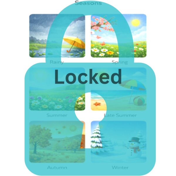 Locked Season chart for school project