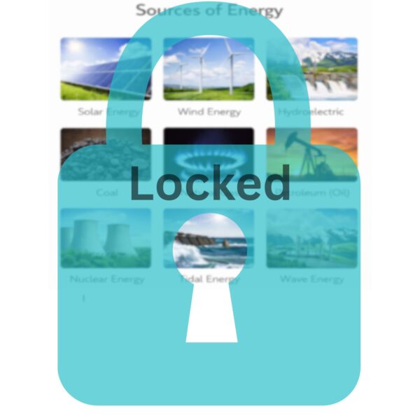 Locked Sources Of Energy Chart