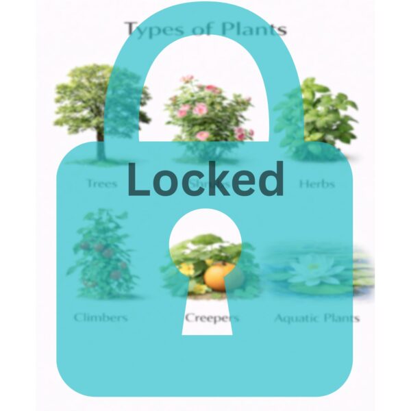 Locked Types Of Plants Chart