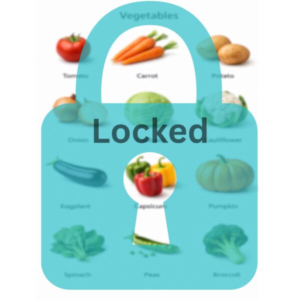 Locked Vegetables Chart