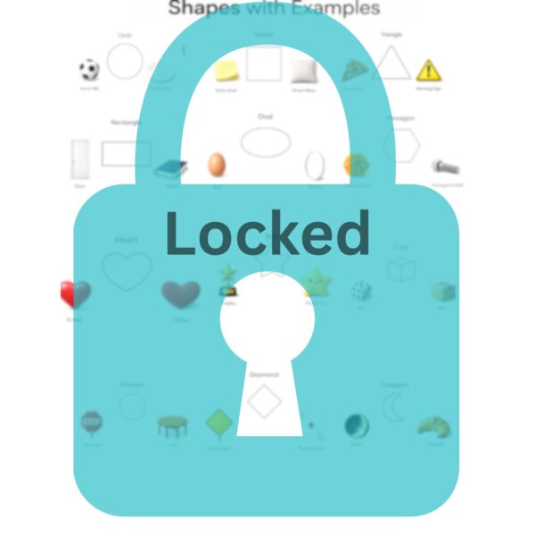 Locked shapes with example Chart